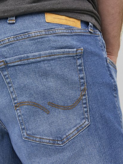 Jack & Jones MIKE ORIGINAL SQ 223 Jeans Blue Denim - Farmer & nadrág - Farmer és nadrág - W40-W70