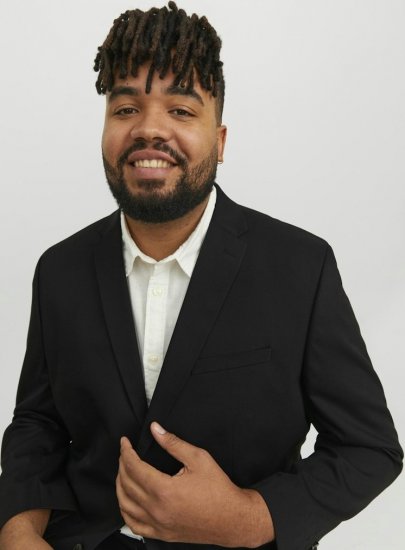 Jack & Jones FRANCO Blazer Black - Öltönyök - Nagyméretű öltönyök