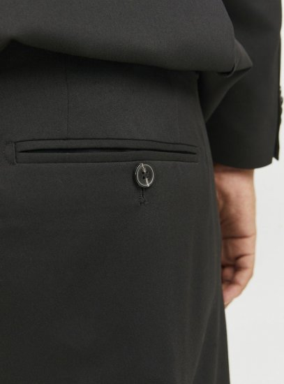 Jack & Jones FRANCO Suit Pants Black - Öltönyök - Nagyméretű öltönyök