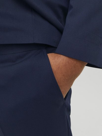 Jack & Jones FRANCO Suit Pants Dark Navy - Öltönyök - Nagyméretű öltönyök