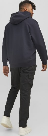 Jack & Jones STAR Hoodie Dark Navy - Pulóverek & kapucnis pulóverek - Pulóverek & Kapucnis pulóver 2XL-12XL