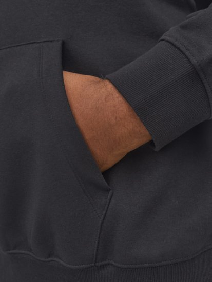 Jack & Jones STAR Hoodie Black - Pulóverek & kapucnis pulóverek - Pulóverek & Kapucnis pulóver 2XL-12XL