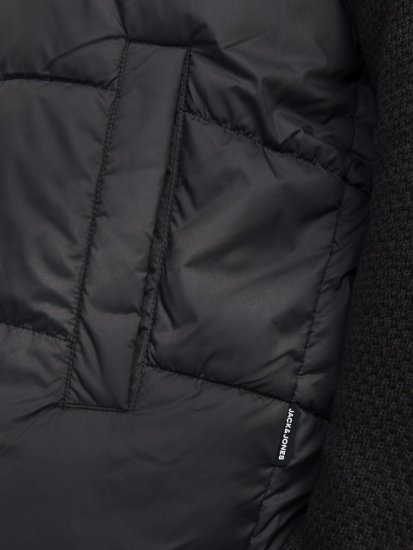 Jack & Jones MOON Bodywarmer Black - Kabátok - Nagyméretű Kabátok - 2XL-8XL