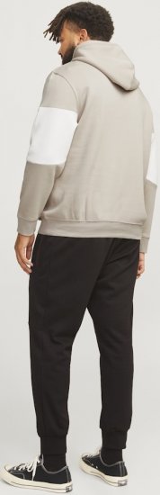Jack & Jones LEGACY 2 Color Hoodie Beige - Pulóverek & kapucnis pulóverek - Pulóverek & Kapucnis pulóver 2XL-12XL