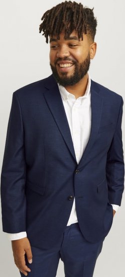Jack & Jones SOLARIS Blazer Dark Navy - Öltönyök - Nagyméretű öltönyök