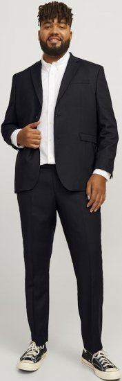 Jack & Jones SOLARIS Trousers Black - Öltönyök - Nagyméretű öltönyök