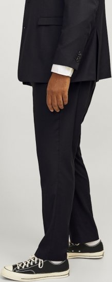 Jack & Jones SOLARIS Trousers Black - Öltönyök - Nagyméretű öltönyök