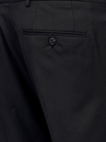 Jack & Jones SOLARIS Trousers Black - Öltönyök - Nagyméretű öltönyök