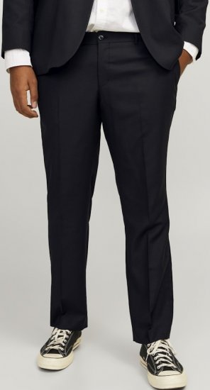 Jack & Jones SOLARIS Trousers Black - Öltönyök - Nagyméretű öltönyök