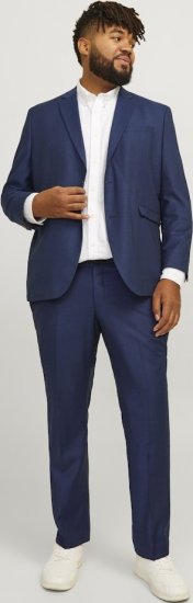Jack & Jones SOLARIS Trousers Dark Navy - Öltönyök - Nagyméretű öltönyök