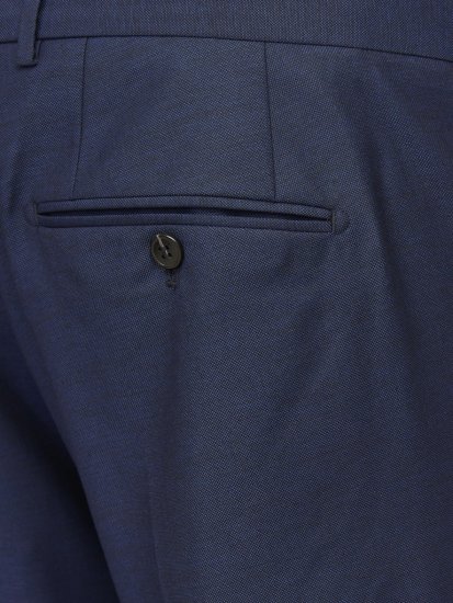 Jack & Jones SOLARIS Trousers Dark Navy - Öltönyök - Nagyméretű öltönyök