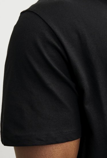 Jack & Jones JJEBRADLEY T-Shirt Black - Pólók - Nagyméretű pólók - 2XL-14XL