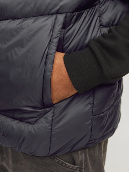 Jack & Jones SPRINT BODYWARMER With Collar Black - Kabátok - Nagyméretű Kabátok - 2XL-8XL