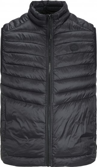 Jack & Jones SPRINT BODYWARMER With Collar Black - Kabátok - Nagyméretű Kabátok - 2XL-8XL