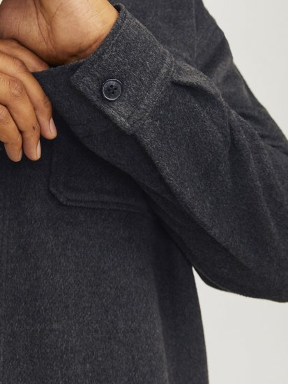 Jack & Jones BRADLEY OLLIE Overshirt LS Black - Ingek - Ingek 2XL-10XL