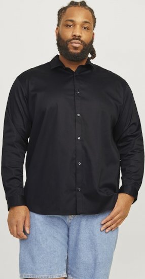 Jack & Jones ARMA LS Shirt Black - Ingek - Ingek 2XL-10XL