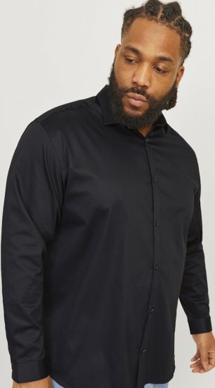 Jack & Jones ARMA LS Shirt Black - Ingek - Ingek 2XL-10XL
