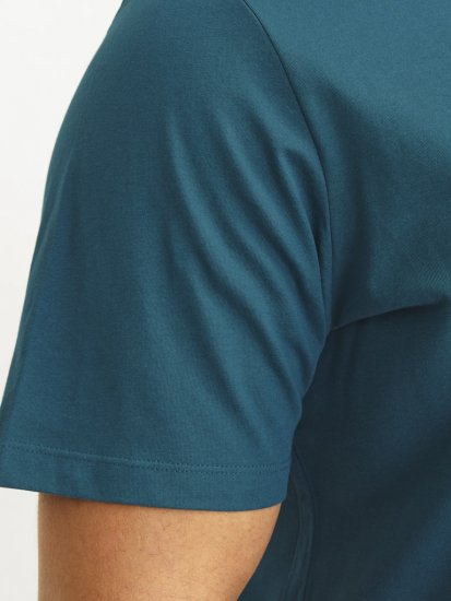 Jack & Jones CORP Logo Play 5 T-Shirt Deep Teal - Pólók - Nagyméretű pólók - 2XL-14XL