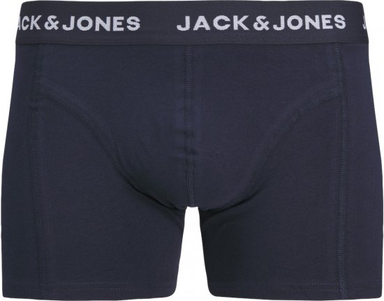 Jack & Jones SKULLROCK Trunks 3-Pack Navy Blazer - Alsónemű & strandruhák - Nagyméretű Alsónemű 2XL-8XL