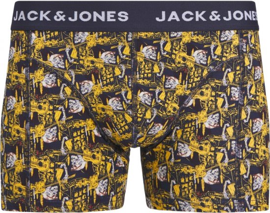 Jack & Jones SKULLROCK Trunks 3-Pack Navy Blazer - Alsónemű & strandruhák - Nagyméretű Alsónemű 2XL-8XL