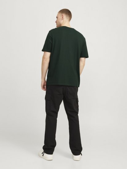 Jack & Jones XMAS Christmas Skull T-Shirt Dark Slate Grey - Pólók - Nagyméretű pólók - 2XL-14XL