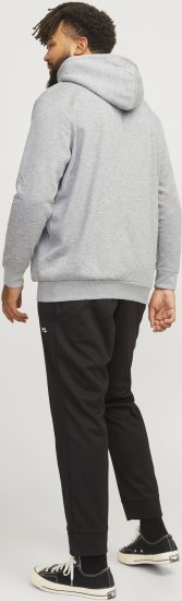 Jack & Jones JCOOUTDOOR Hoodie Light Grey - Pulóverek & kapucnis pulóverek - Pulóverek & Kapucnis pulóver 2XL-12XL