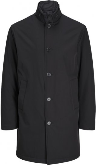 Jack & Jones REMY Windproof Water-resistant Softshell Jacket Black - Kabátok - Nagyméretű Kabátok - 2XL-8XL