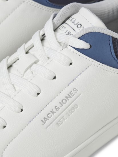 Jack & Jones Jordan Sneakers Bright White/NAVY BLAZER - Férfi cipők 40-52 - 