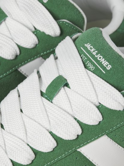 Jack & Jones Miles SYN Suede Sneakers Verdant Green - Férfi cipők 40-52 - 