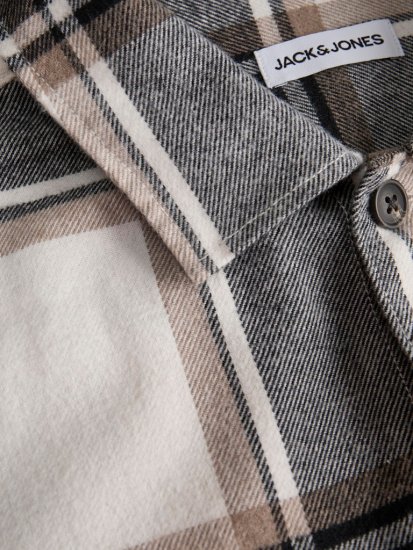 Jack & Jones Charge Overshirt Long Sleeve Crockery - Ingek - Ingek 2XL-10XL