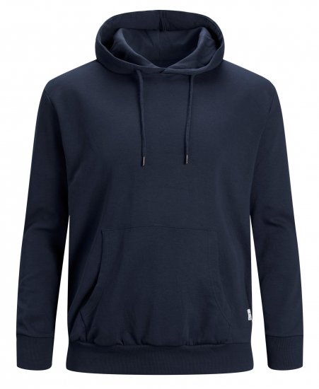 Jack & Jones Basic Sweat Hood Navy Blazer - Pulóverek & kapucnis pulóverek - Pulóverek & Kapucnis pulóver 2XL-12XL