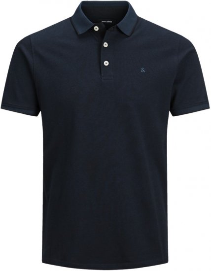 Jack & Jones PAULOS Short Sleeve Polo Dark Navy/PS - Pólóingek - Galléros Pólók 2XL-8XL - Pólóingek 2XL-8XL