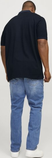 Jack & Jones PAULOS Short Sleeve Polo Dark Navy/PS - Pólóingek - Galléros Pólók 2XL-8XL - Pólóingek 2XL-8XL