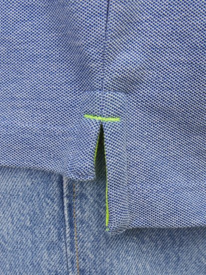 Jack & Jones PAULOS Short Sleeve Polo Light Blue/NEON - Pólóingek - Galléros Pólók 2XL-8XL - Pólóingek 2XL-8XL