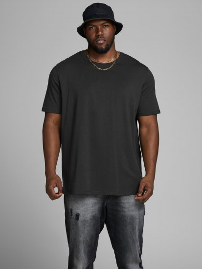 Jack & Jones Organic Basic T-shirt Black - Pólók - Nagyméretű pólók - 2XL-14XL