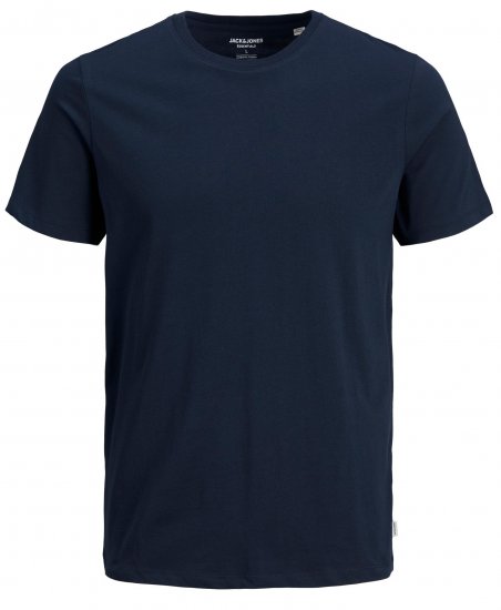 Jack & Jones Organic Basic T-shirt Navy Blazer - Pólók - Nagyméretű pólók - 2XL-14XL