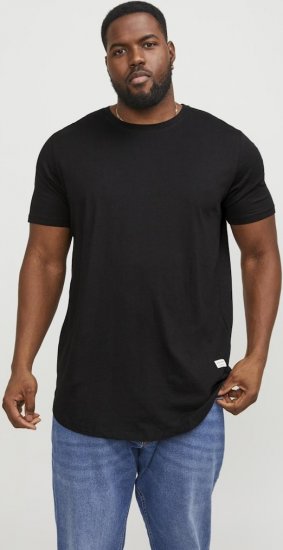 Jack & Jones NOA Crew Neck T-Shirt Black - Pólók - Nagyméretű pólók - 2XL-14XL
