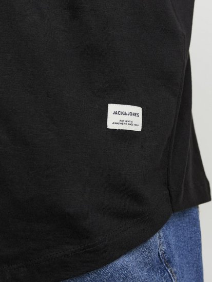 Jack & Jones NOA Crew Neck T-Shirt Black - Pólók - Nagyméretű pólók - 2XL-14XL