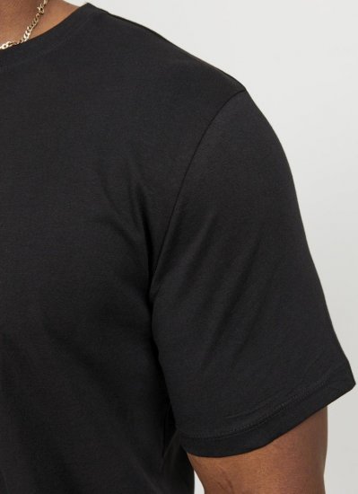 Jack & Jones NOA Crew Neck T-Shirt Black - Pólók - Nagyméretű pólók - 2XL-14XL