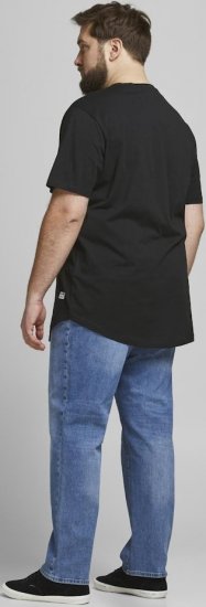 Jack & Jones NOA Crew Neck T-Shirt Black - Pólók - Nagyméretű pólók - 2XL-14XL