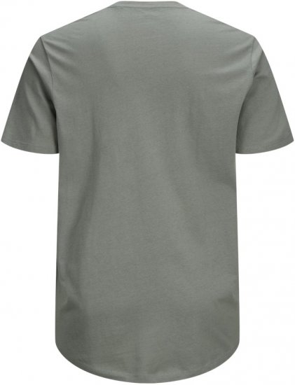 Jack & Jones NOA Crew Neck T-Shirt Grey - Pólók - Nagyméretű pólók - 2XL-14XL