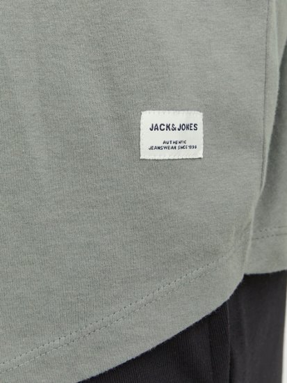 Jack & Jones NOA Crew Neck T-Shirt Grey - Pólók - Nagyméretű pólók - 2XL-14XL