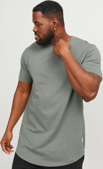 Jack & Jones NOA Crew Neck T-Shirt Grey - Pólók - Nagyméretű pólók - 2XL-14XL