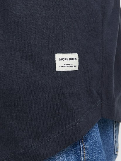Jack & Jones NOA Crew Neck T-Shirt Navy Blazer - Pólók - Nagyméretű pólók - 2XL-14XL