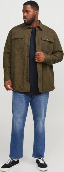 Jack & Jones NOA Crew Neck T-Shirt Navy Blazer - Pólók - Nagyméretű pólók - 2XL-14XL