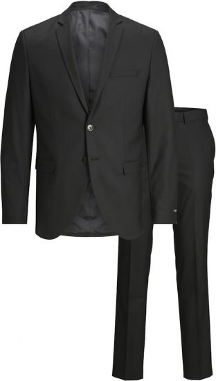 Jack & Jones FRANCO Suit Black - Öltönyök - Nagyméretű öltönyök