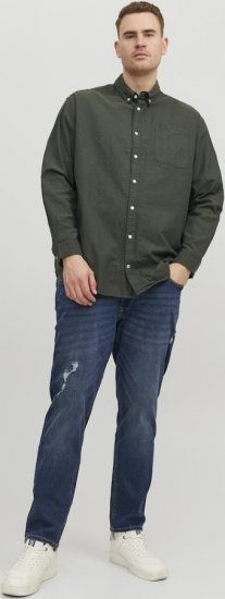 Jack & Jones OXFORD LS Shirt Green - Ingek - Ingek 2XL-10XL