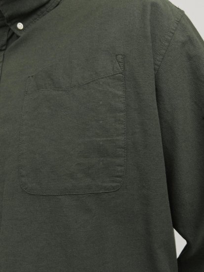 Jack & Jones OXFORD LS Shirt Green - Ingek - Ingek 2XL-10XL