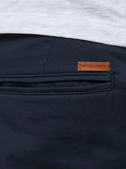 Jack & Jones JPSTBOWIE Chino Shorts Navy Blazer - Rövidnadrág - Nagyméretű Rövidnadrág W40-W60