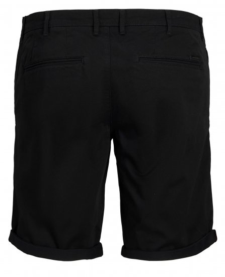 Jack & Jones JPSTBOWIE Chino Shorts Black - Rövidnadrág - Nagyméretű Rövidnadrág W40-W60